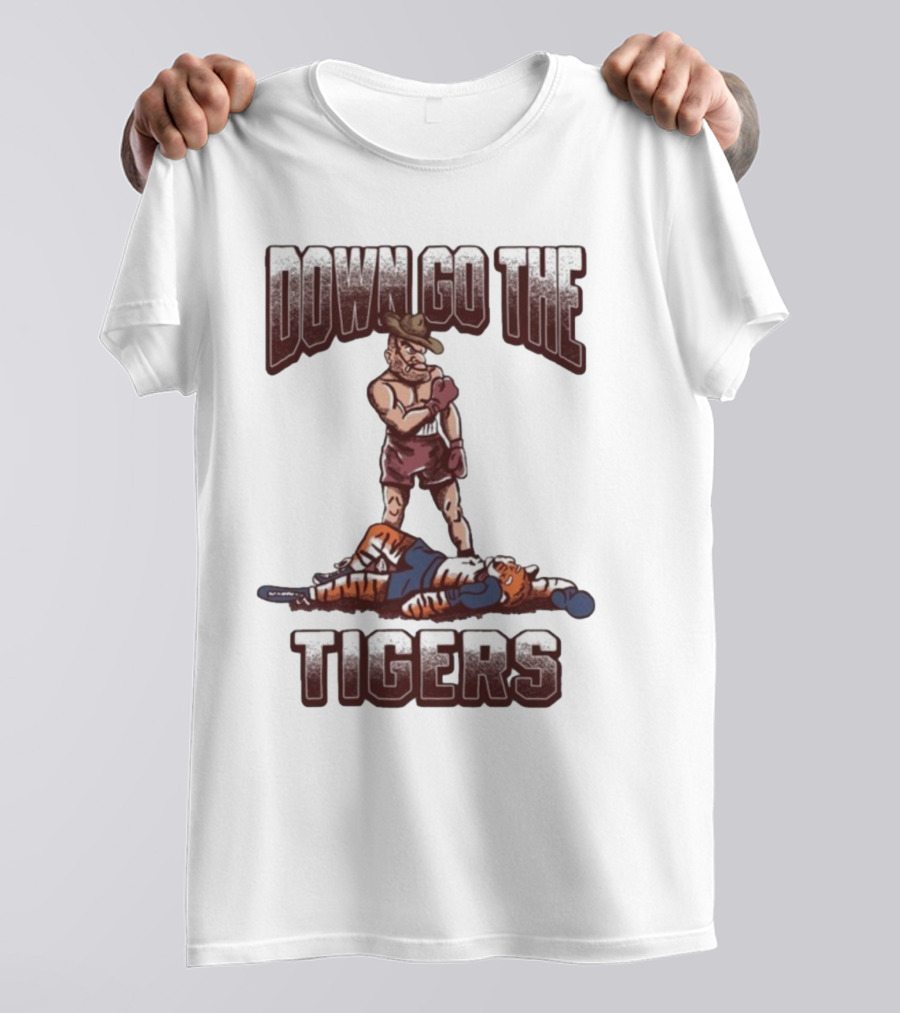 Texas A&M Aggies Down Go The Auburn Tigers 2025 T-Shirt