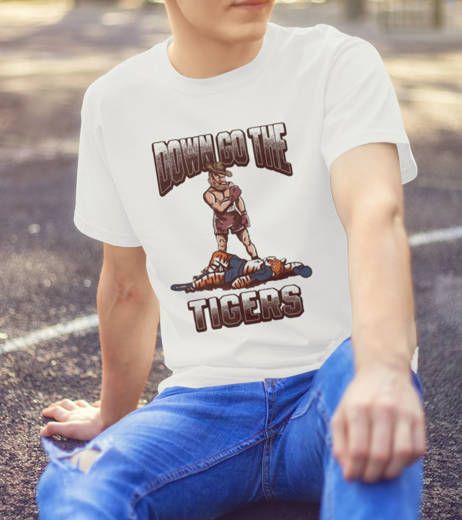 Texas A&M Aggies Down Go The Auburn Tigers 2025 T-Shirt