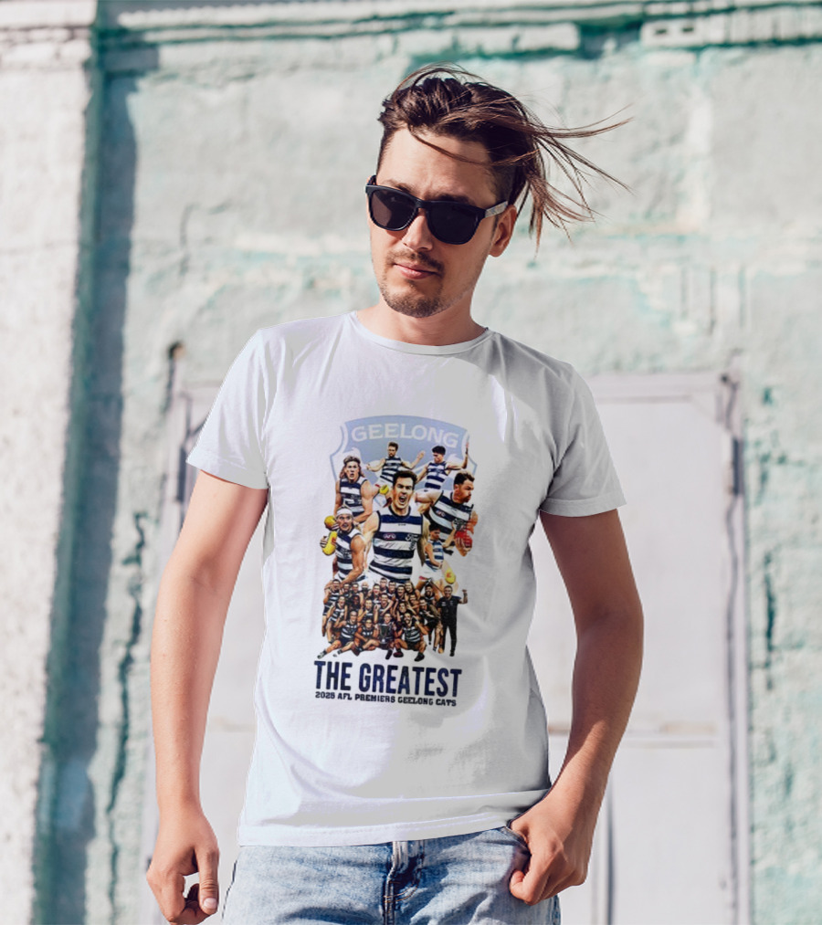 The Greatest Geelong Cats AFL Premiers 2025 Champions T-Shirt