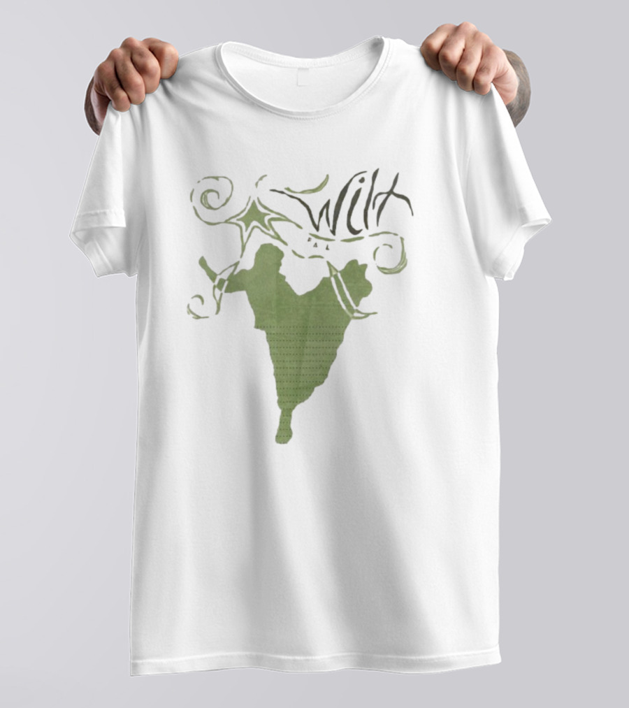 Wilt Fall Tour 2025 Dates Supporting Taylor Acorn Headline Show Swirl Green Silhouette T-Shirt
