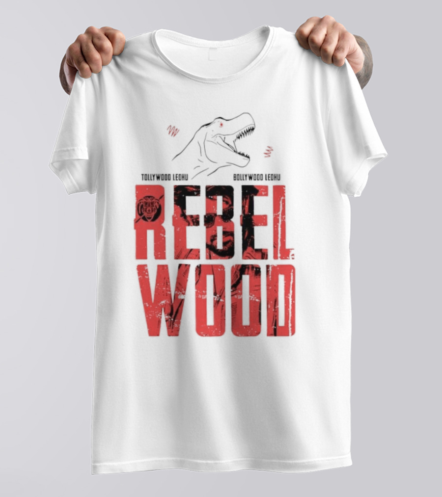 Rebelwood Dinosaur Tollywood Ledhu Bollywood Ledhu T-Shirt