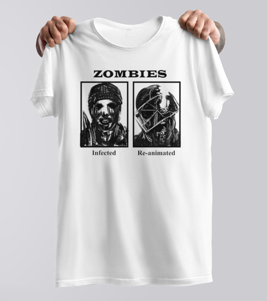 Zombies Infected Re-Animated Horror T-Shirt