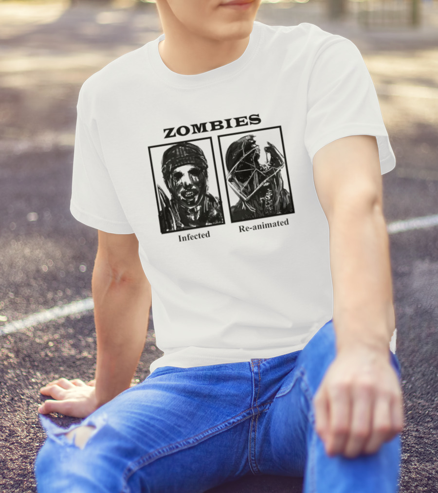 Zombies Infected Re-Animated Horror T-Shirt