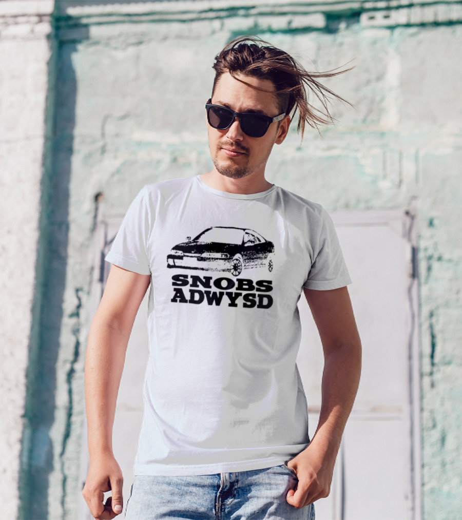 Snobs Always Forward Honda Civic Outline T-Shirt