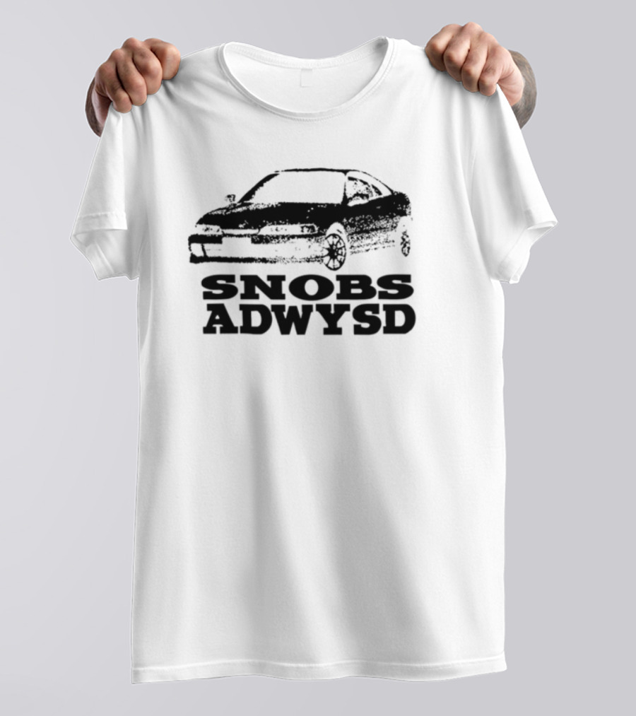 Snobs Always Forward Honda Civic Outline T-Shirt