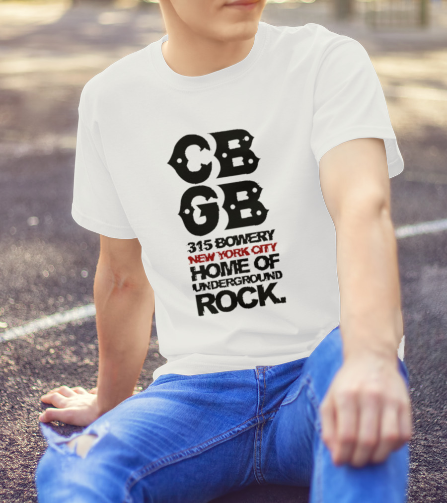 CBGB Festival 1973 New York City 315 Bowery Underground Rock T-Shirt