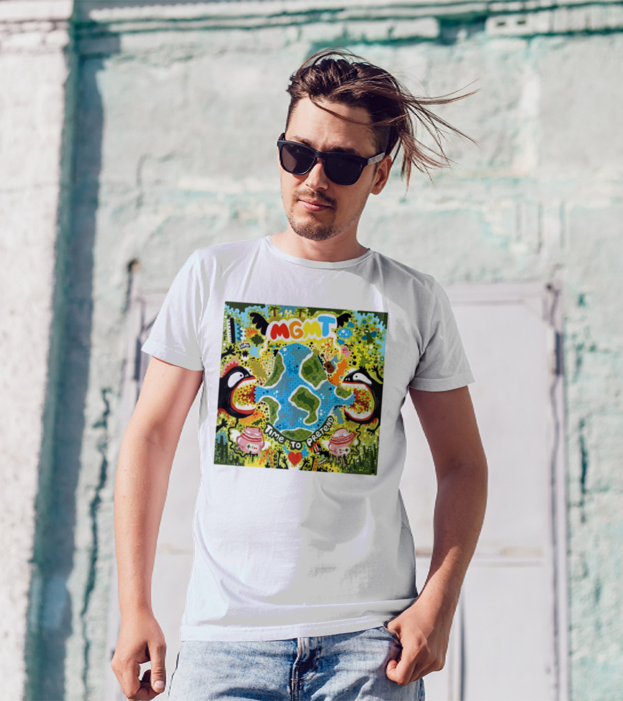 MGMT Time To Pretend EP Colorful Nature Fantasy Album Art T-Shirt