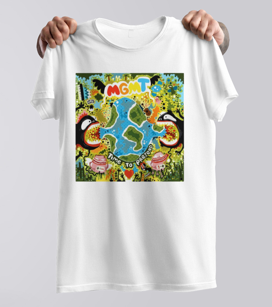 MGMT Time To Pretend EP Colorful Nature Fantasy Album Art T-Shirt