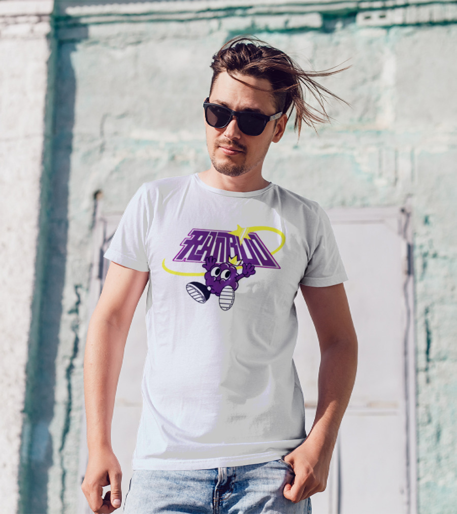 Ranboo Sneaker Crowned Purple Character With Yellow Swirl And Sneakers T-Shirt