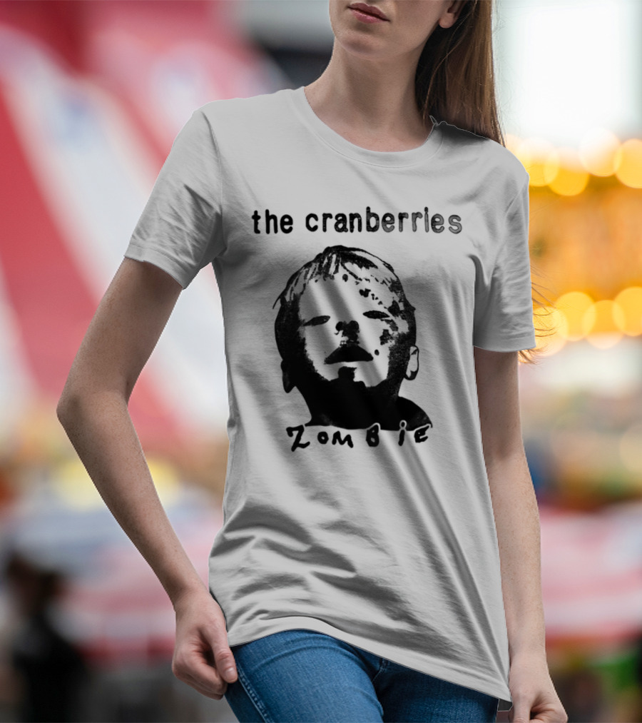 The Cranberries Zombie Kid Face Drawing T-Shirt