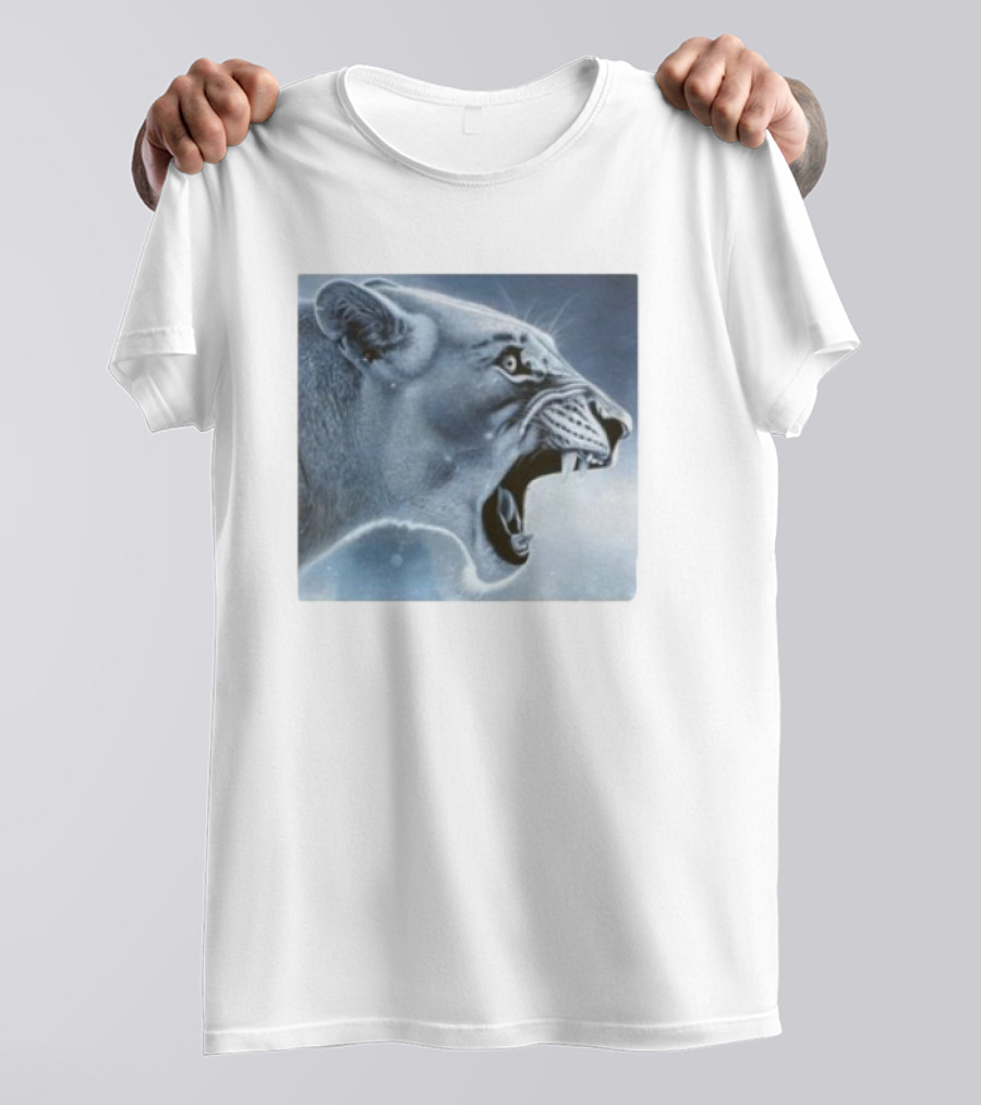 Lion Rage Intense Roar Fierce Expression T-Shirt
