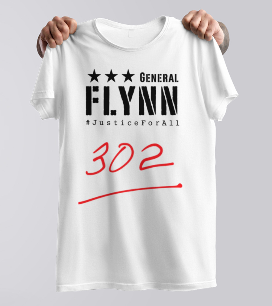 General Flynn Justice For All 302 Signature T-Shirt