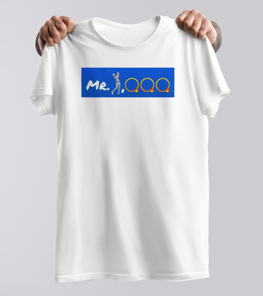 Cameron Young Golf Mr 1000 Fire Ring Swing T-Shirt