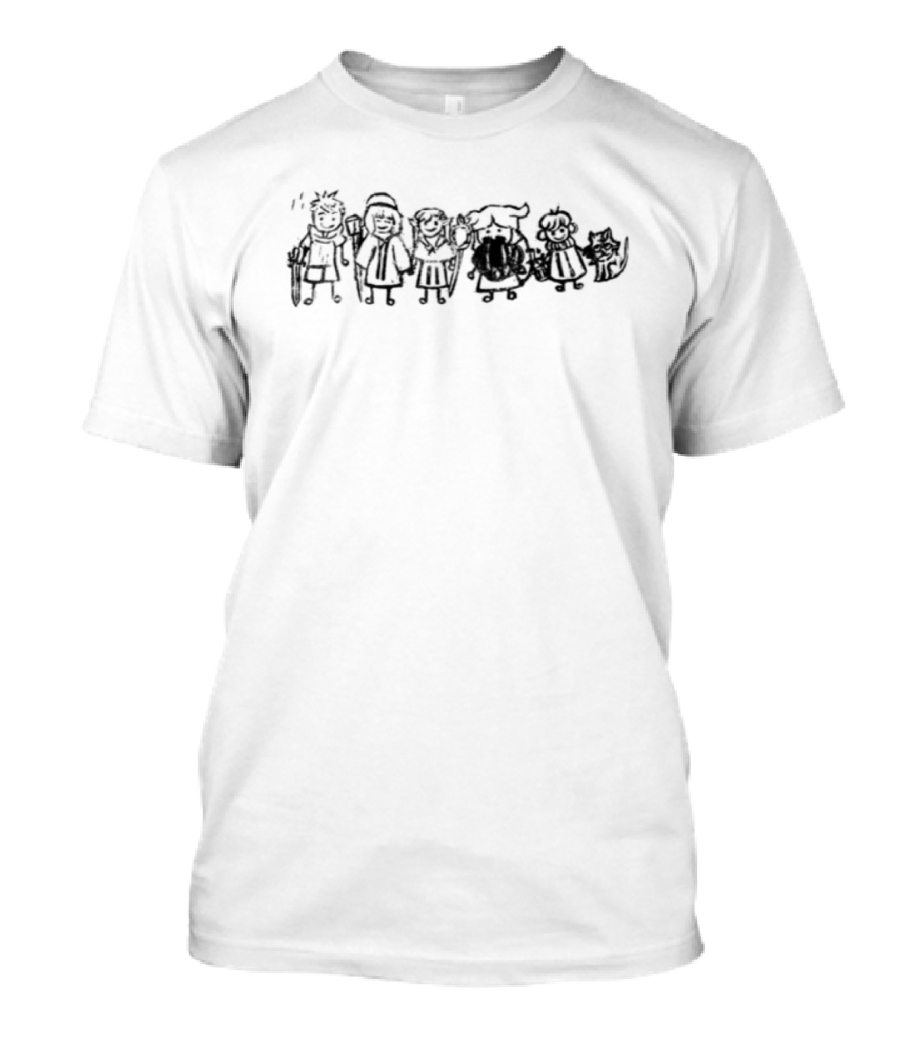 Dungeon Meshi Characters Family Adventure Icons T-Shirt