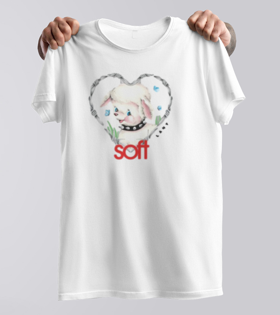 Lany Barbed Wire Lamb Soft Heart T-Shirt