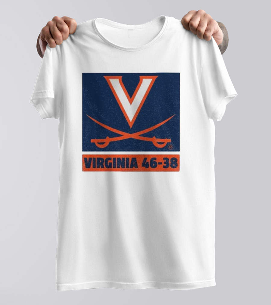UVA Cavaliers Victory Hoos Did It Again Virginia 46-38 T-Shirt