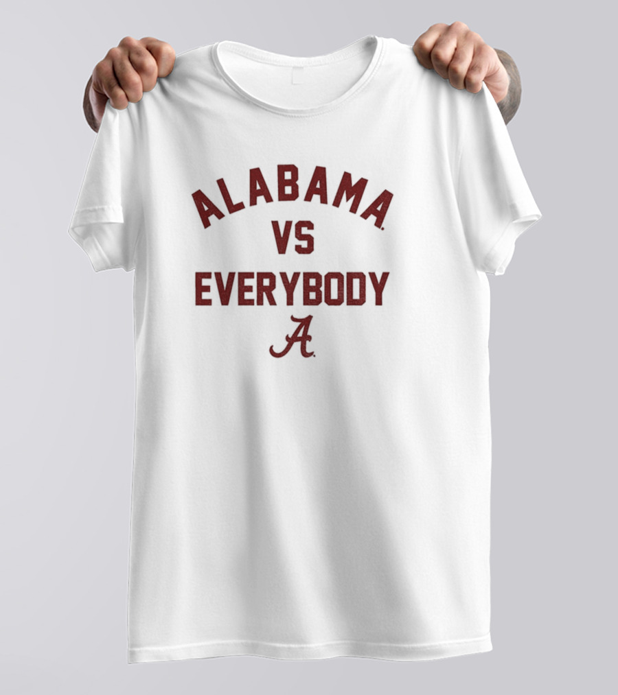 Alabama Crimson Tide Football Alabama Vs Everybody 2025 T-Shirt