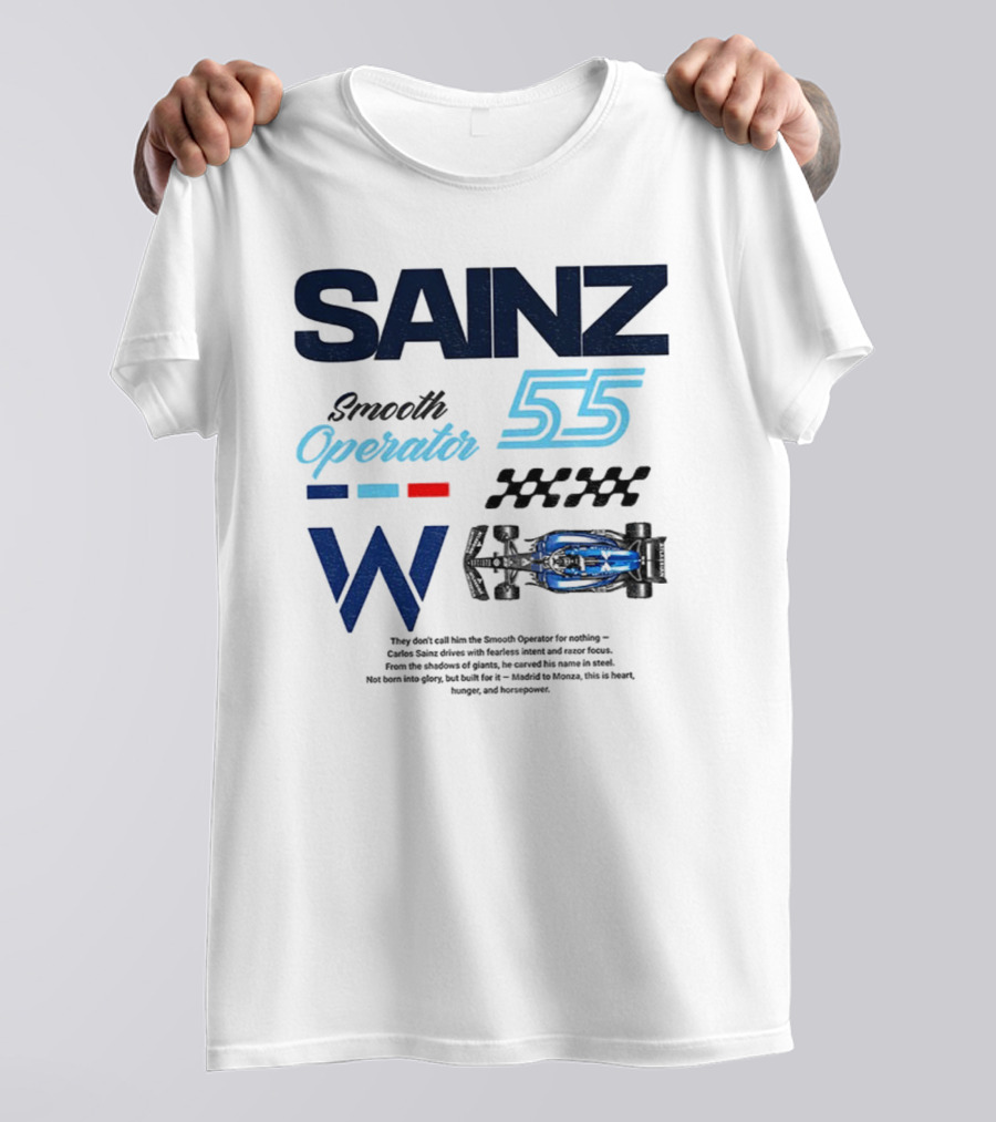 Sainz Operator 55 Williams Racing Smooth Operator T-Shirt
