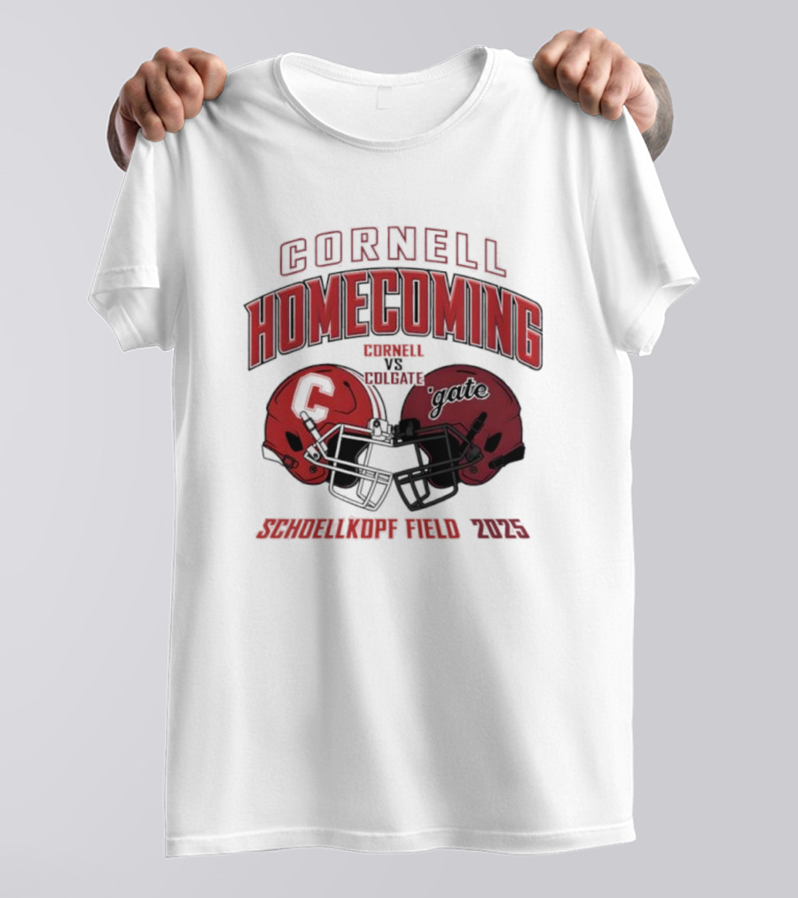 Cornell Homecoming 2025 Cornell Vs Colgate Schoellkopf Field Game Day T-Shirt