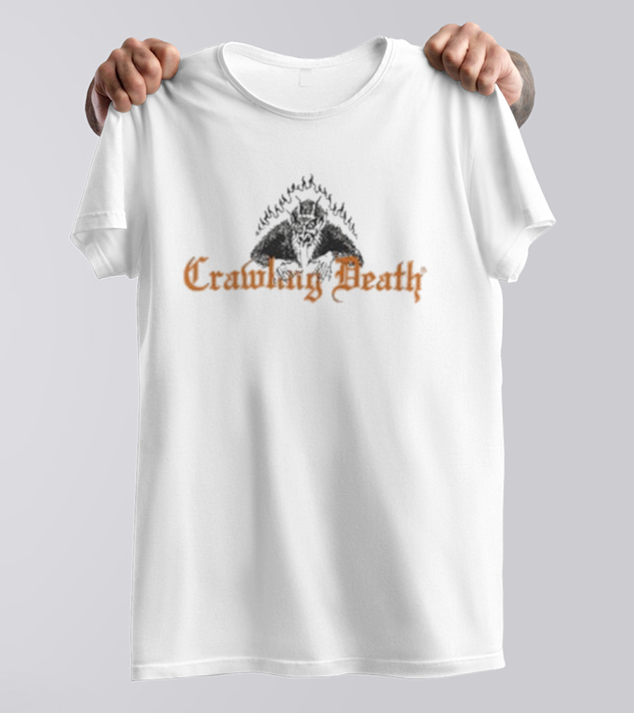 Crawling Death Flame Devil Hell Awaits The Weak T-Shirt