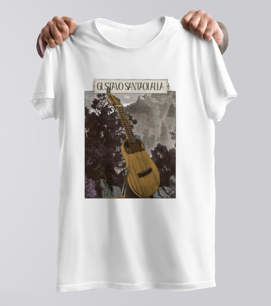 Gustavo Santaolalla Guitar Tour 2025 Artwork T-Shirt