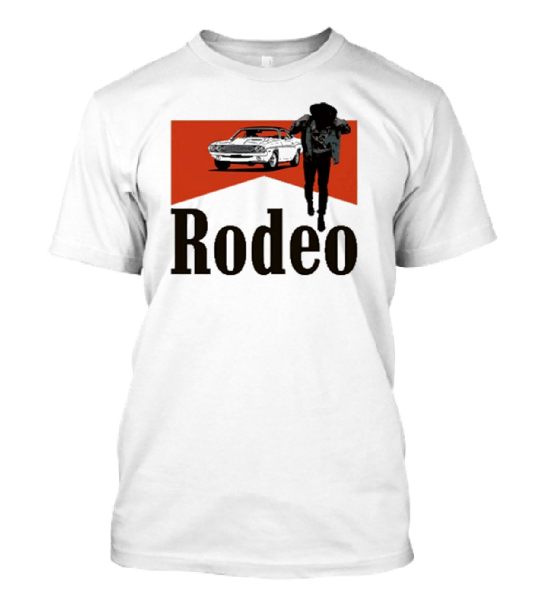 Johnny Stimson Rodeo Car Silhouette T-Shirt