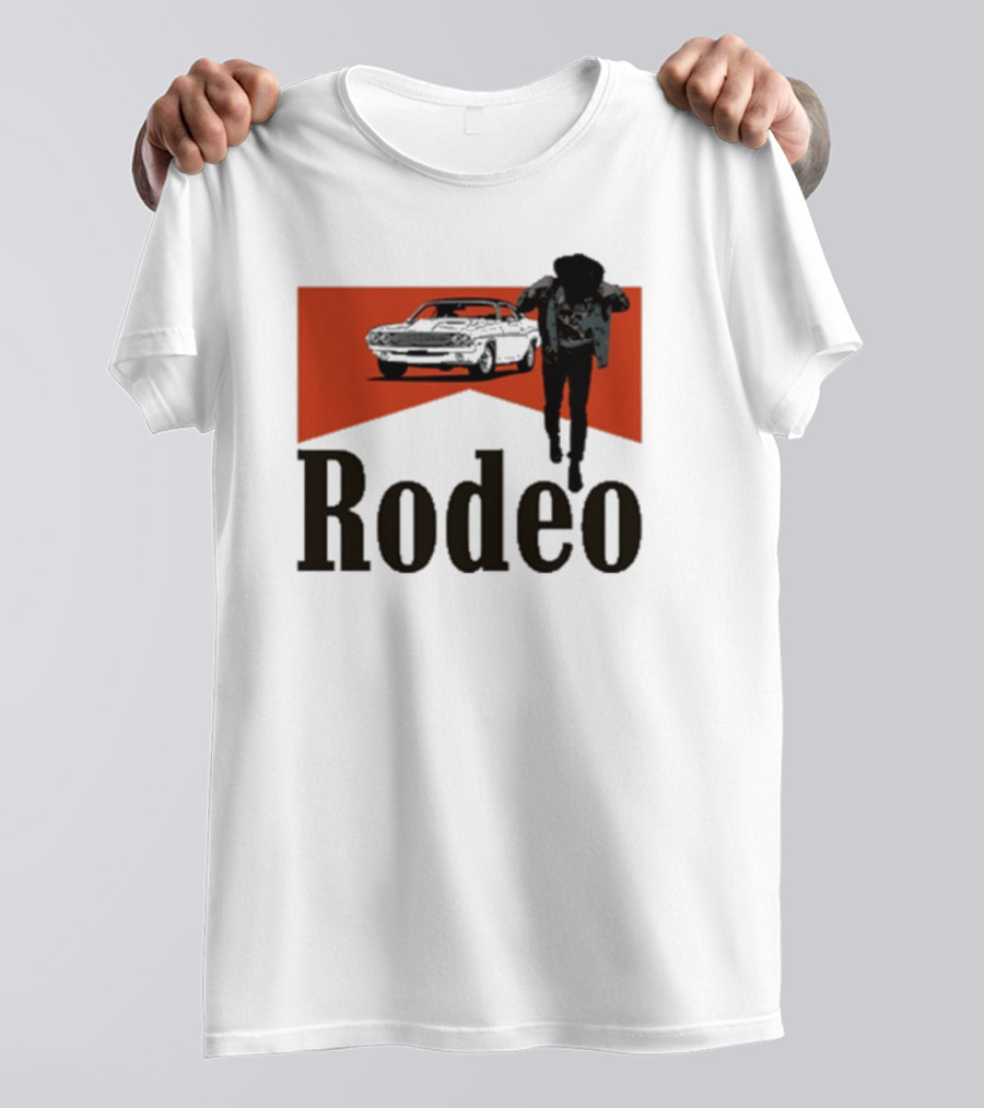 Johnny Stimson Rodeo Car Silhouette T-Shirt