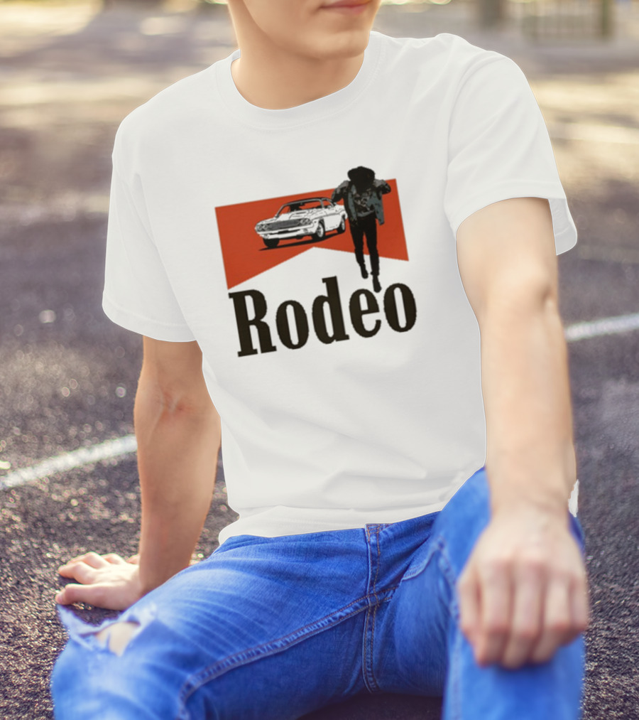Johnny Stimson Rodeo Car Silhouette T-Shirt