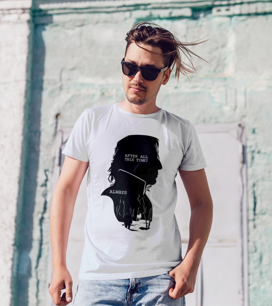 Alan Rickman Always After All This Time Silhouette T-Shirt