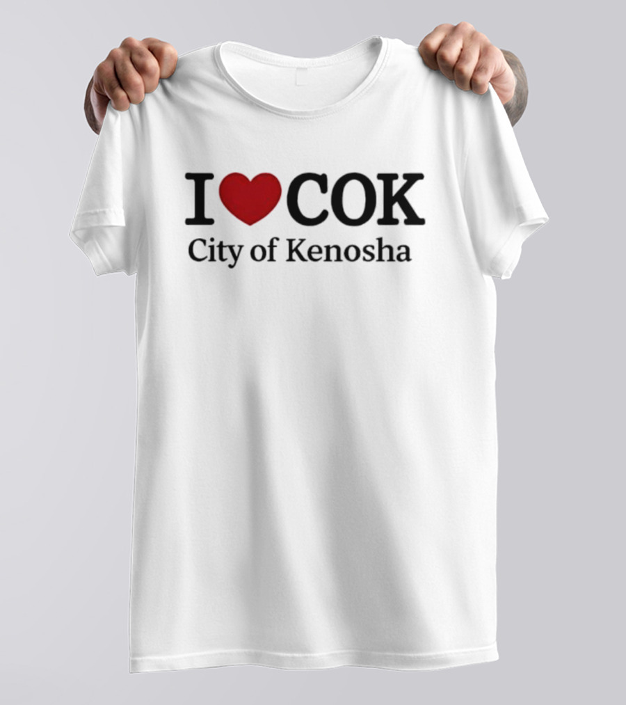I Love COK Heart City Of Kenosha T-Shirt