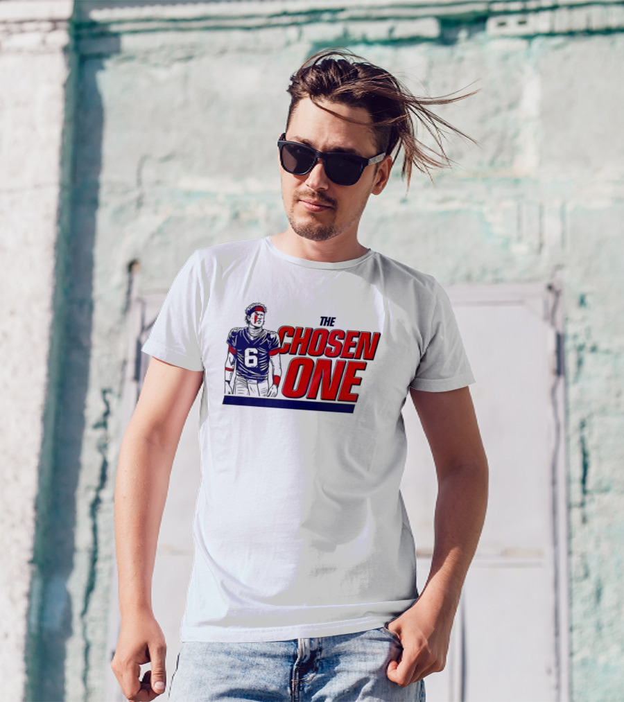 Jaxson Dart New York Giants The Chosen One T-Shirt