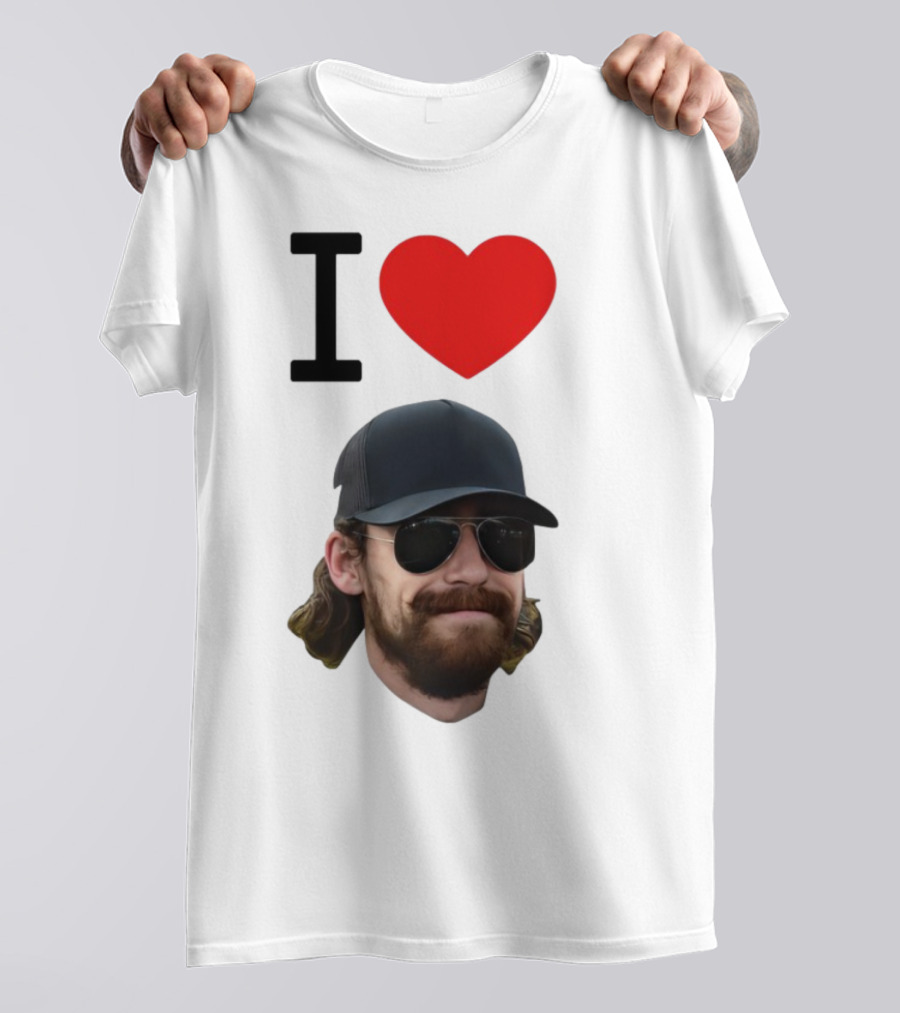 I Heart Ryan Blaney Racing Fan Apparel T-Shirt
