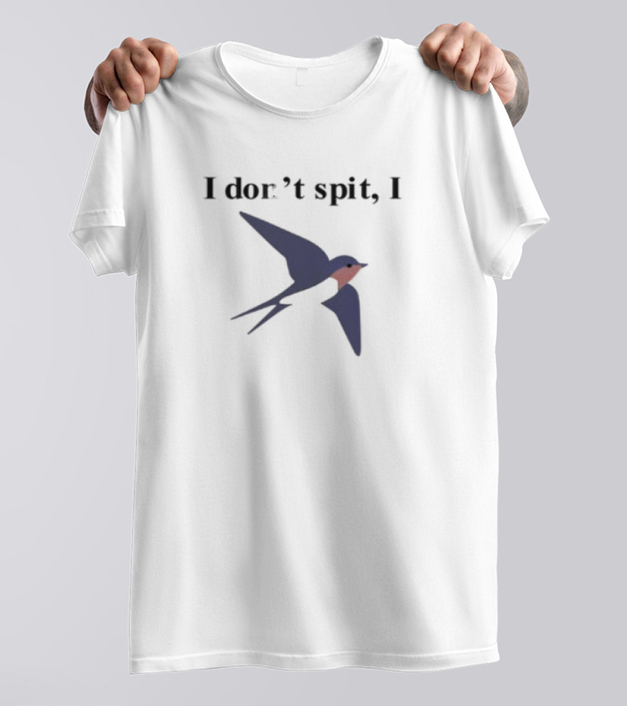 Orbital I Don't Spit I Blue Red Bird T-Shirt