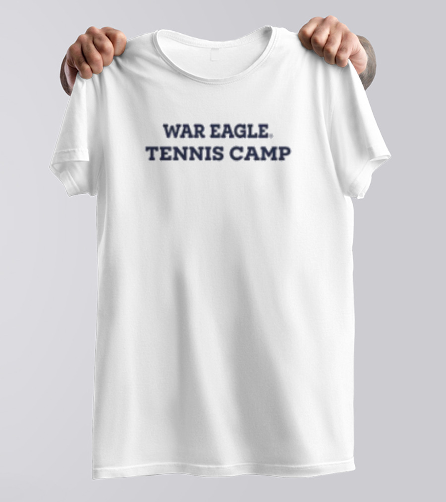 War Eagle Tennis Camp Enthusiast Sports Apparel T-Shirt