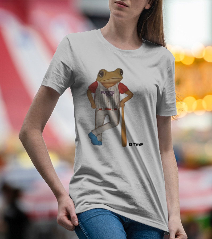 Bad Bunny DTMF Coquí Puerto Rico Baseball T-Shirt