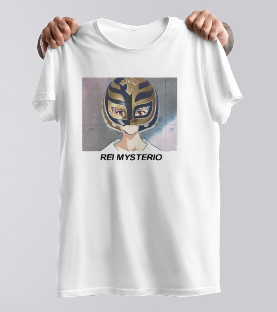 Goofyahhtees Rei Mysterio Anime Mask Fusion T-Shirt