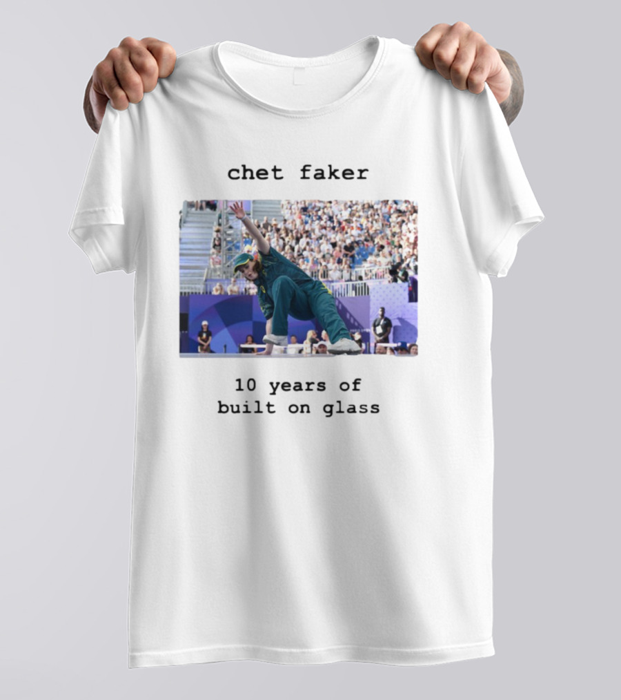 Chet Faker 10 Years Of Built On Glass Breakdancer Performance Event T-Shirt