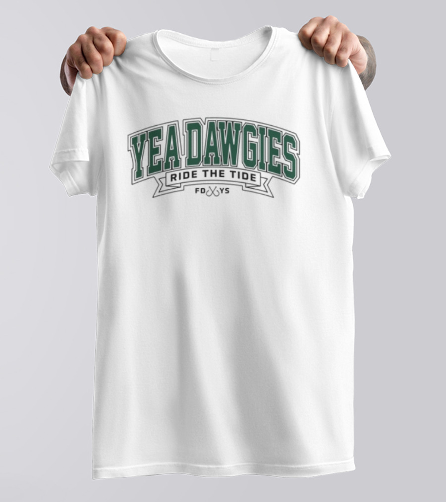 "Yea Dawgies Ride The Tide Showdown Spirit" T-Shirt