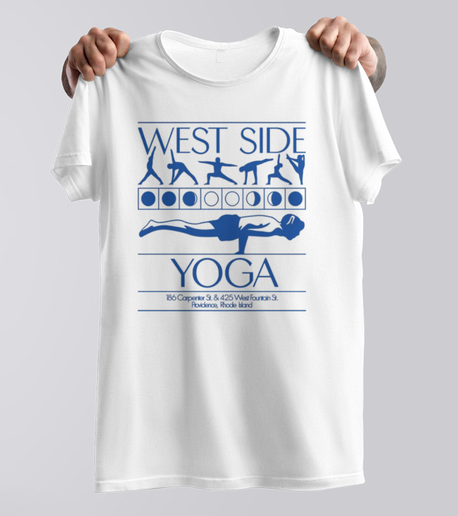 West Side Yoga Providence Rhode Island 186 Carpenter 425 West Fountain ElizabethGoodspeed T-Shirt