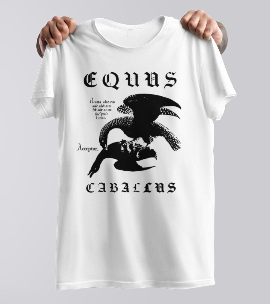 Equus Equi Caballus Latin Horse Text T-Shirt
