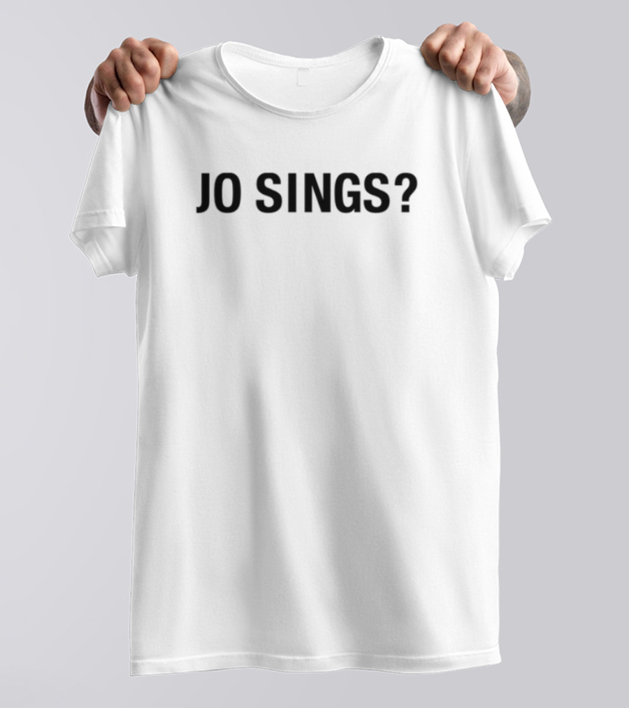 Jo Sings Question Mark Limited Edition T-Shirt
