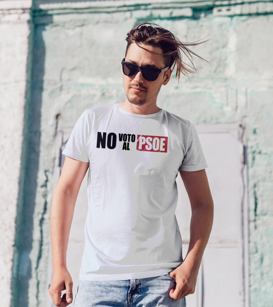 No Voto Al PSOE Political Statement T-Shirt
