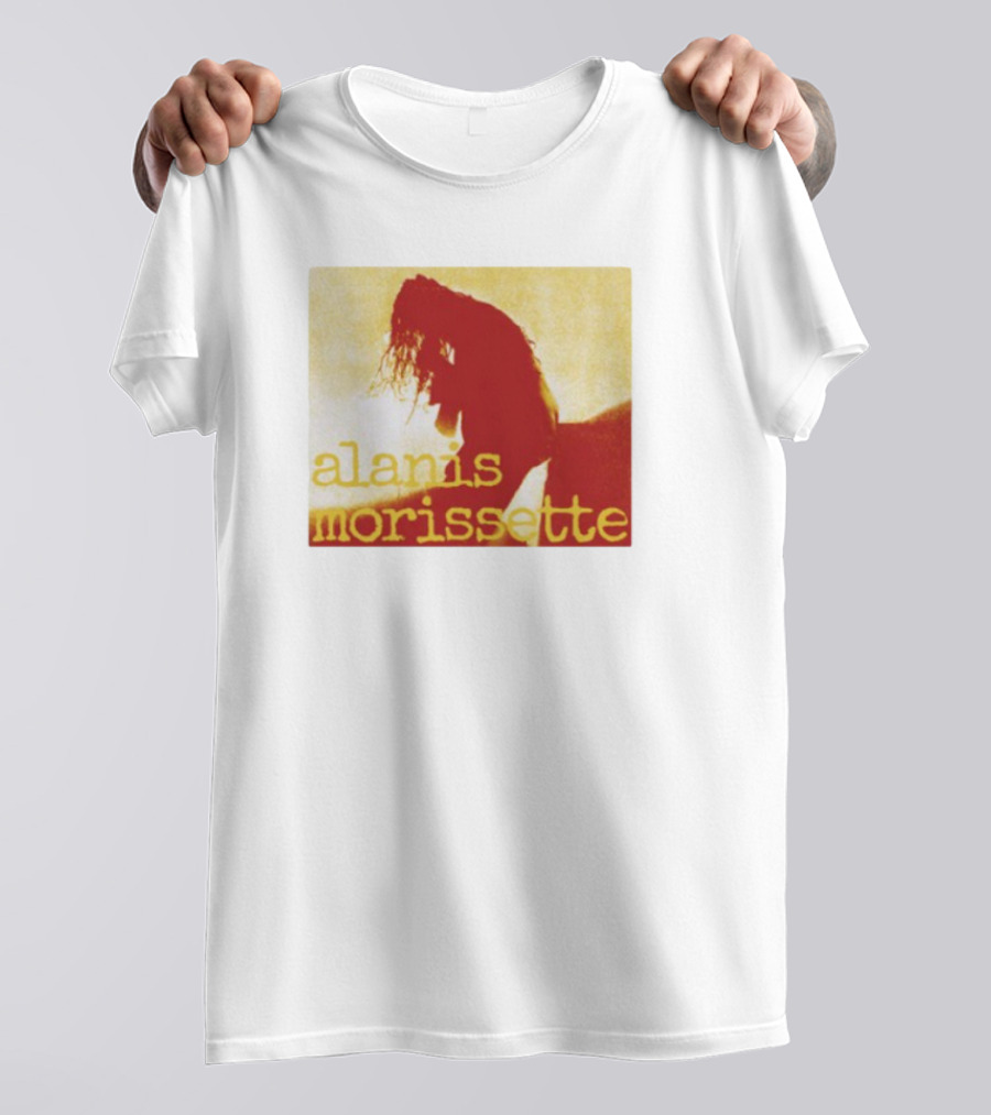 Alanis Morissette Yellow Vintage Silhouette T-Shirt