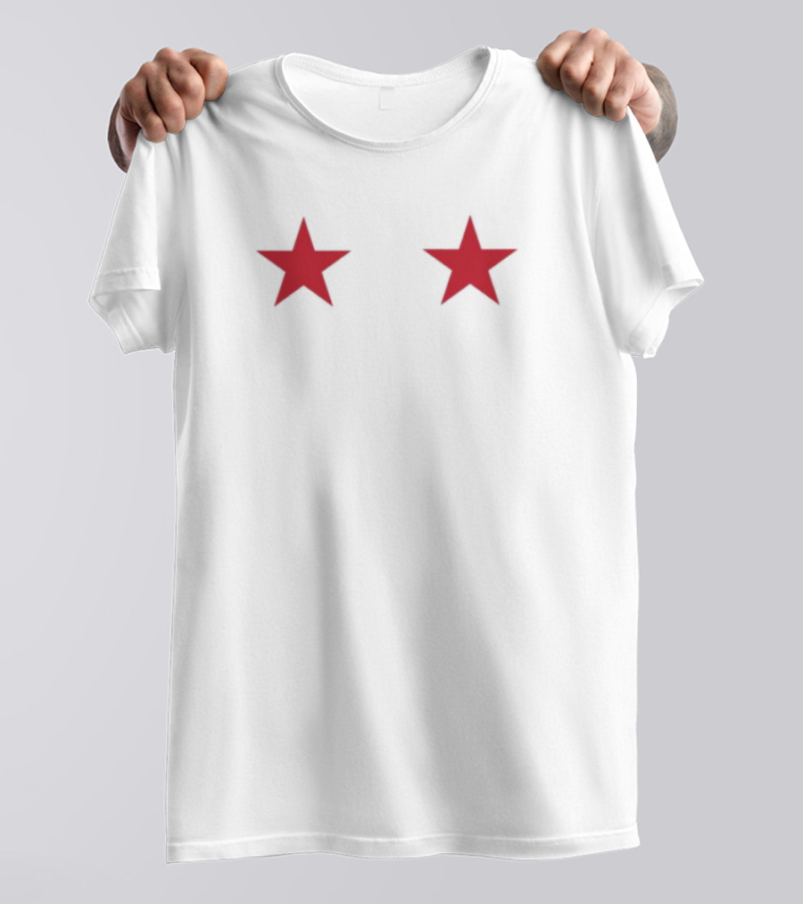 Renee Rapp Mad Star Bold Red Stars T-Shirt