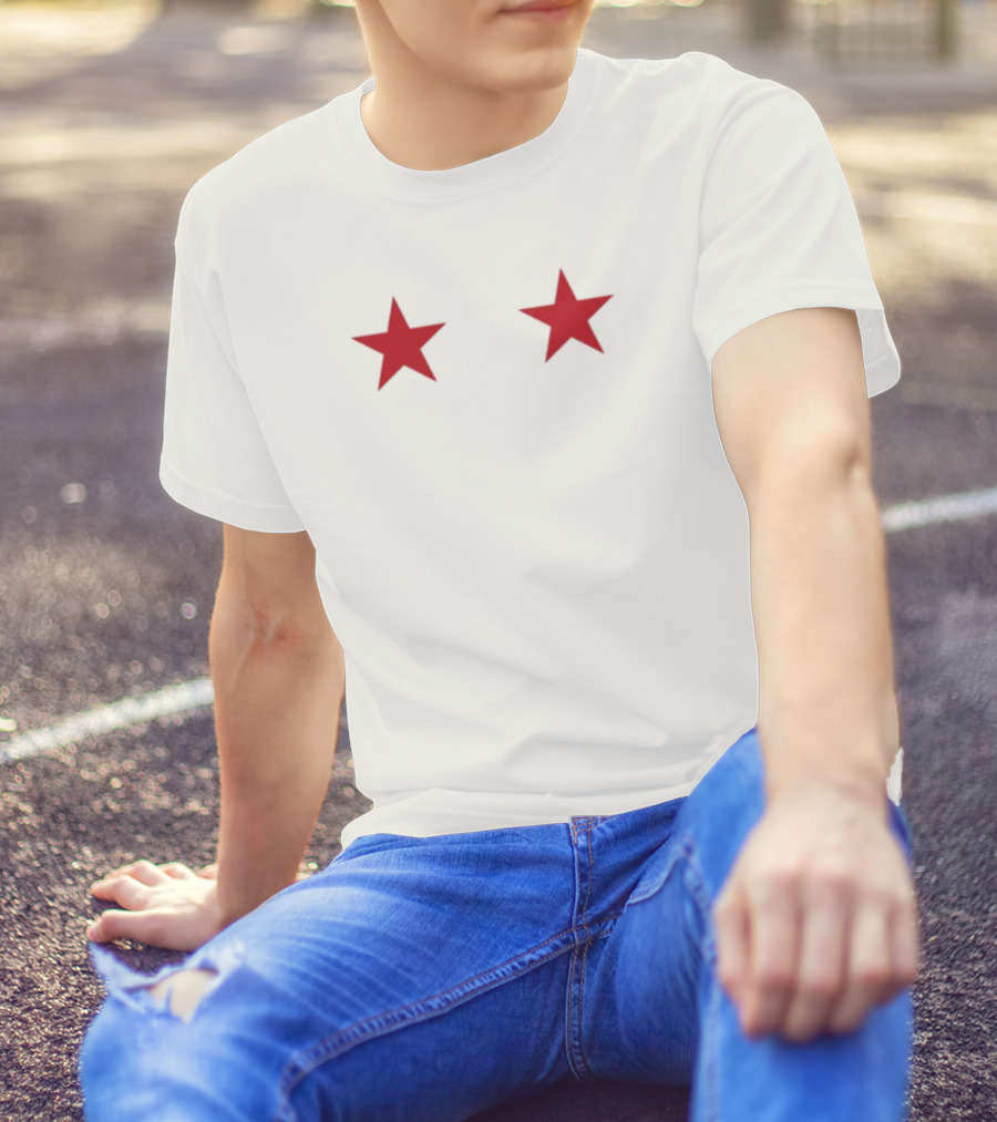 Renee Rapp Mad Star Bold Red Stars T-Shirt