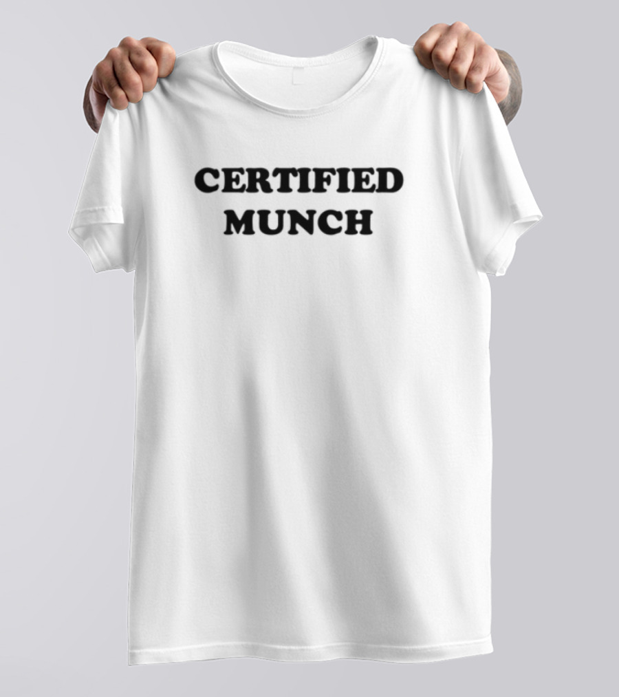 Unethicalthreads Certified Munch Bold Text Statement T-Shirt