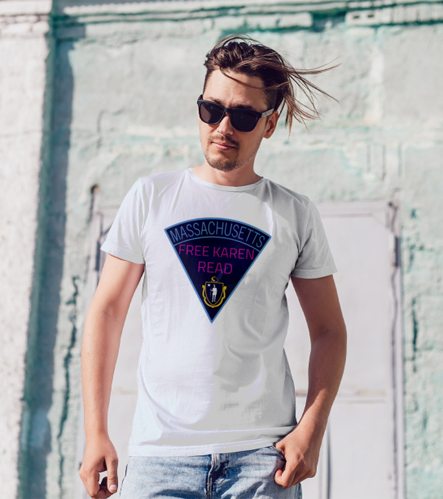 Massachusetts Free Karen Read Emblem Design T-Shirt