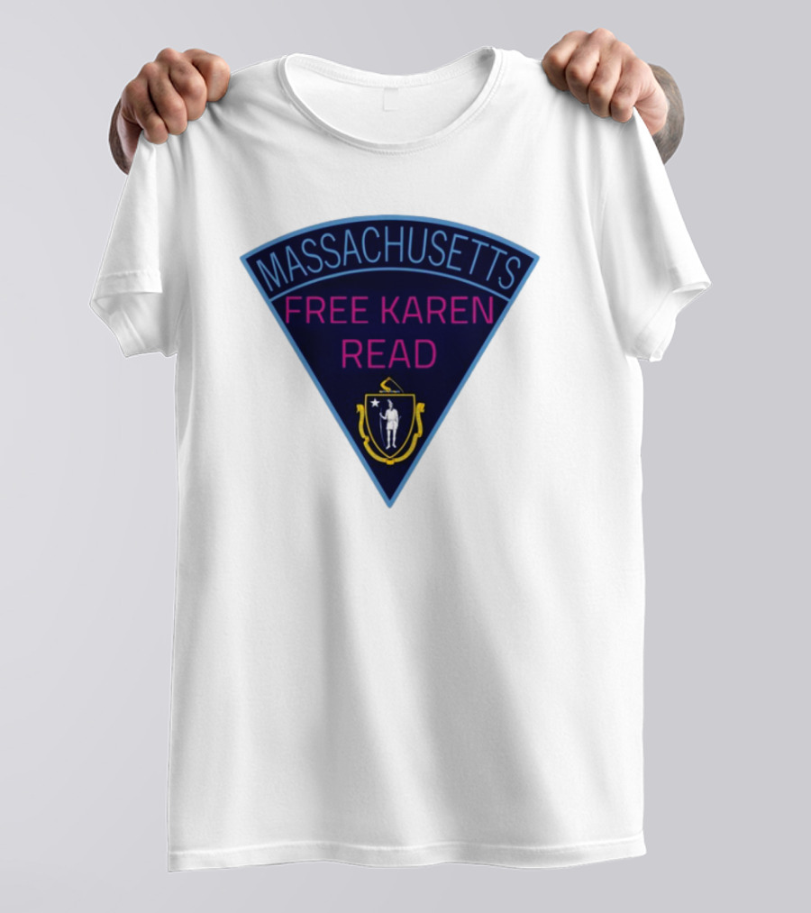 Massachusetts Free Karen Read Emblem Design T-Shirt