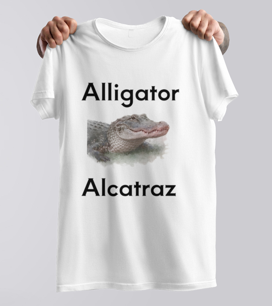 Alligator Alcatraz Crocodilian Escape Island T-Shirt