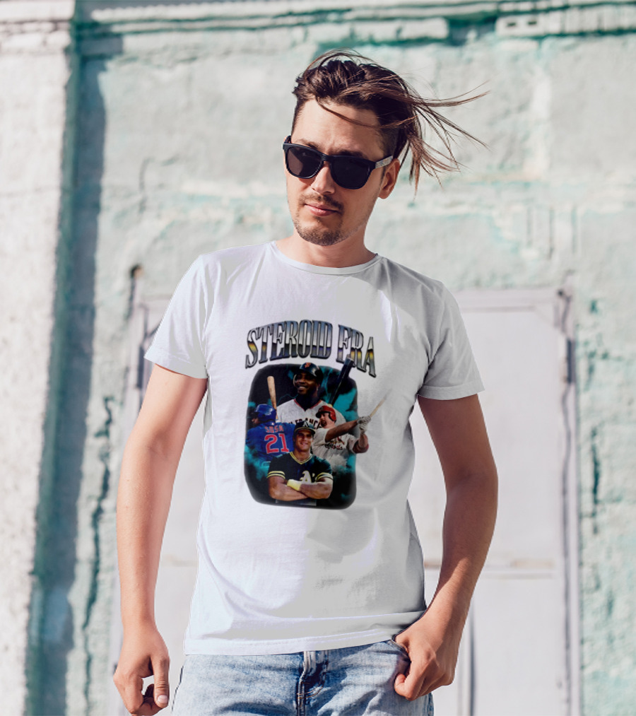 Almost Friday Steroid Era Giants Cubs Athletics Hall Of Fame Legends T-Shirt